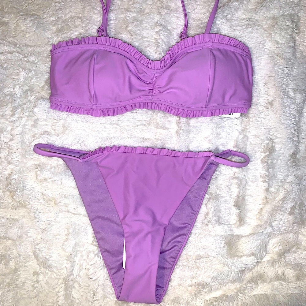 Purple bikini set